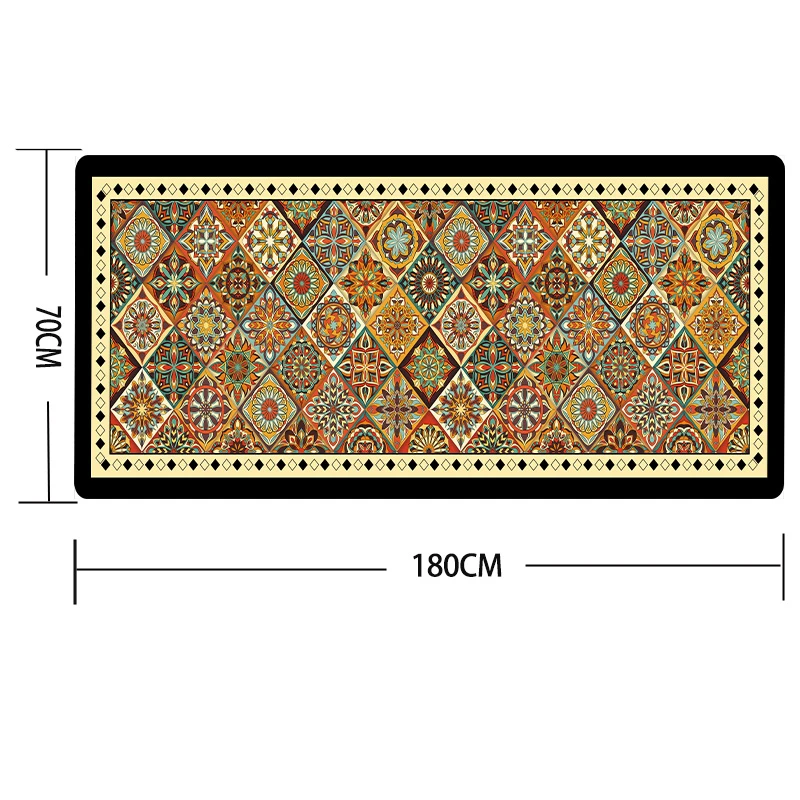 【70X180】波西米亚风藻泥入户地垫玄关防滑吸水耐磨耐脏垫家用脚垫