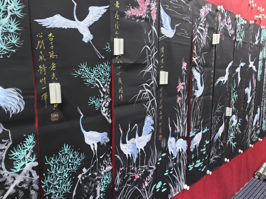 【绘溪】精品十二条屏装饰画通用链接