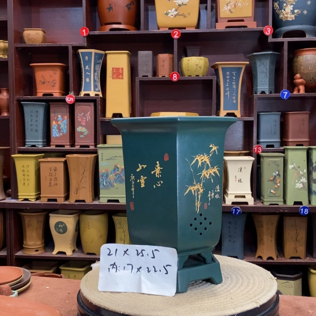 紫砂花盆紫砂艺术