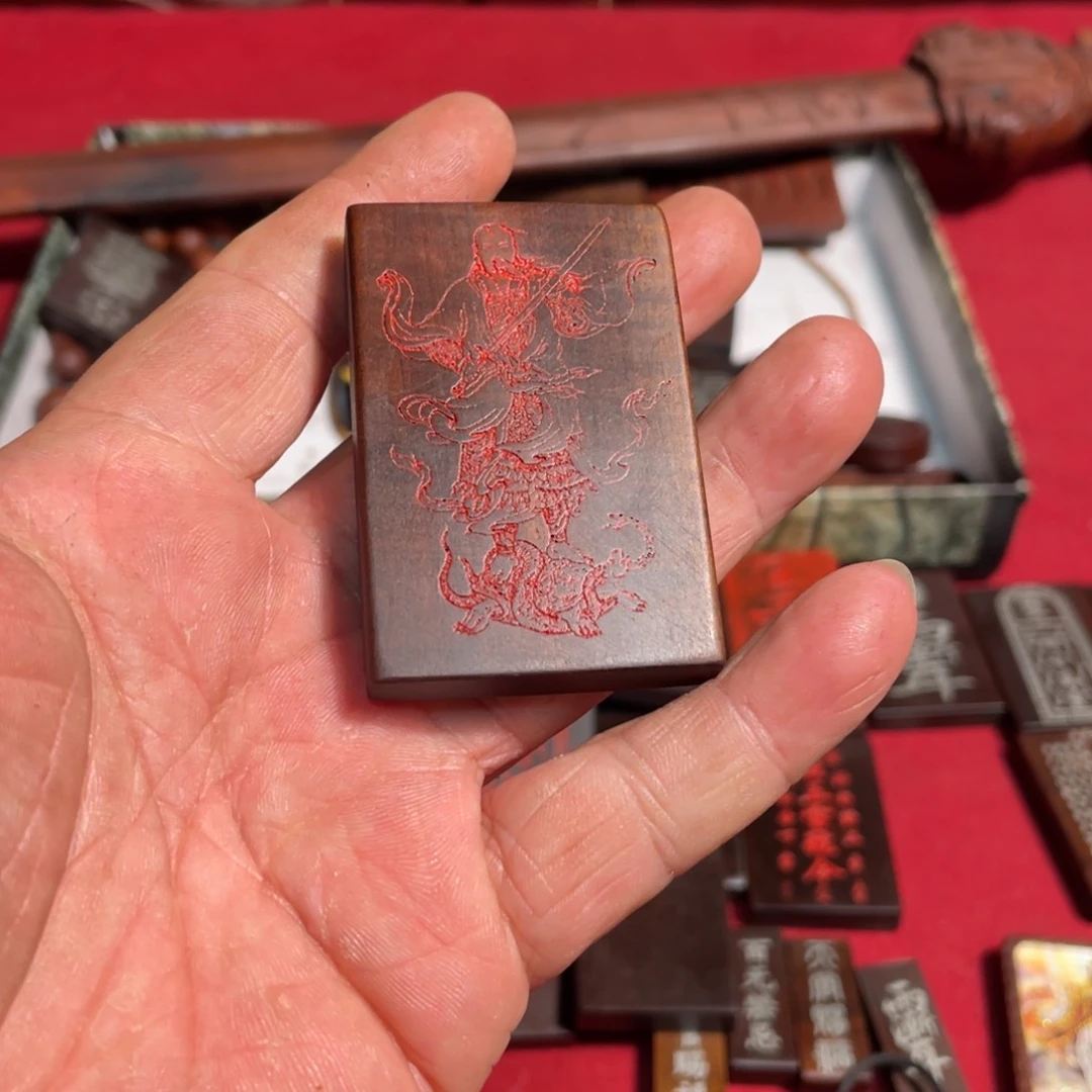 枣木雷击枣木雕刻真武