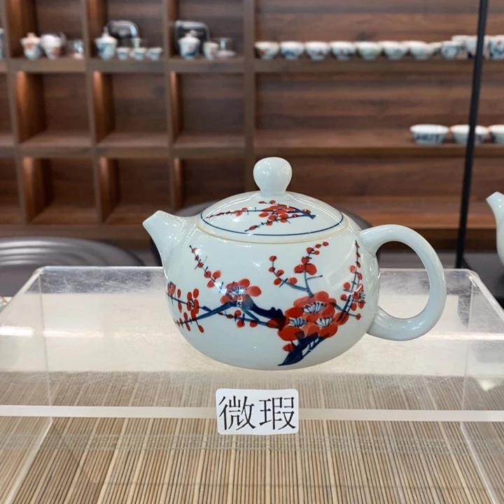 釉下老陶泥手工绘制