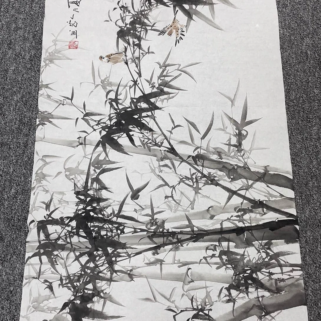 国画纯手绘字画宣纸