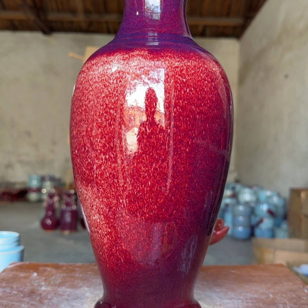 摆件郑家钧窑摆件微瑕