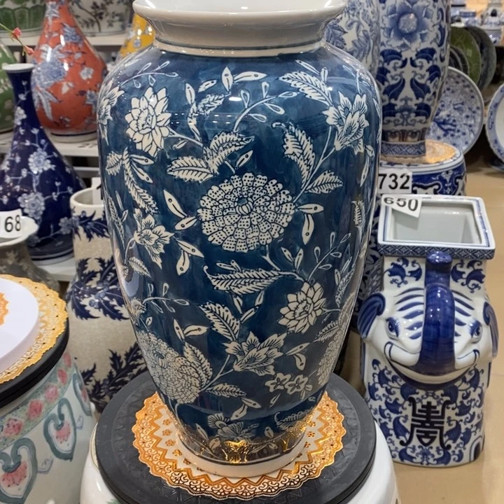 【闪购商品】摆件s****r青花瓷手绘花瓶。。。。