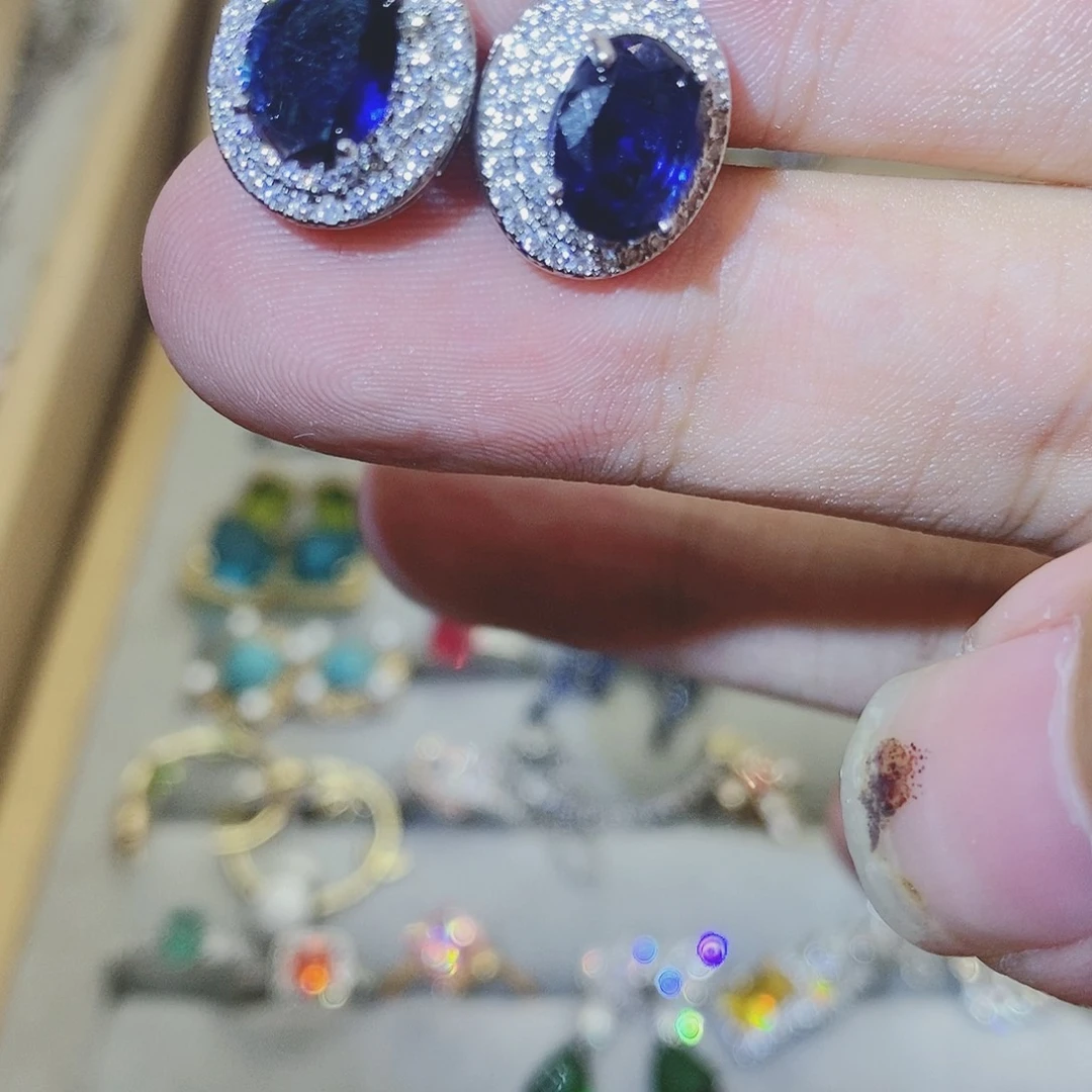 【闪购商品】水晶戒指银S925镶嵌
