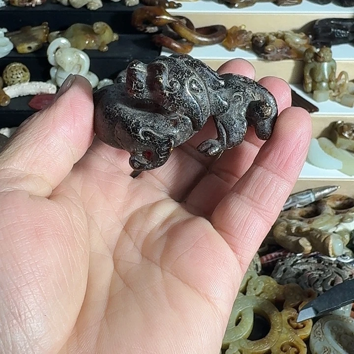 简***淡和田玉（糖玉）未镶嵌挂件