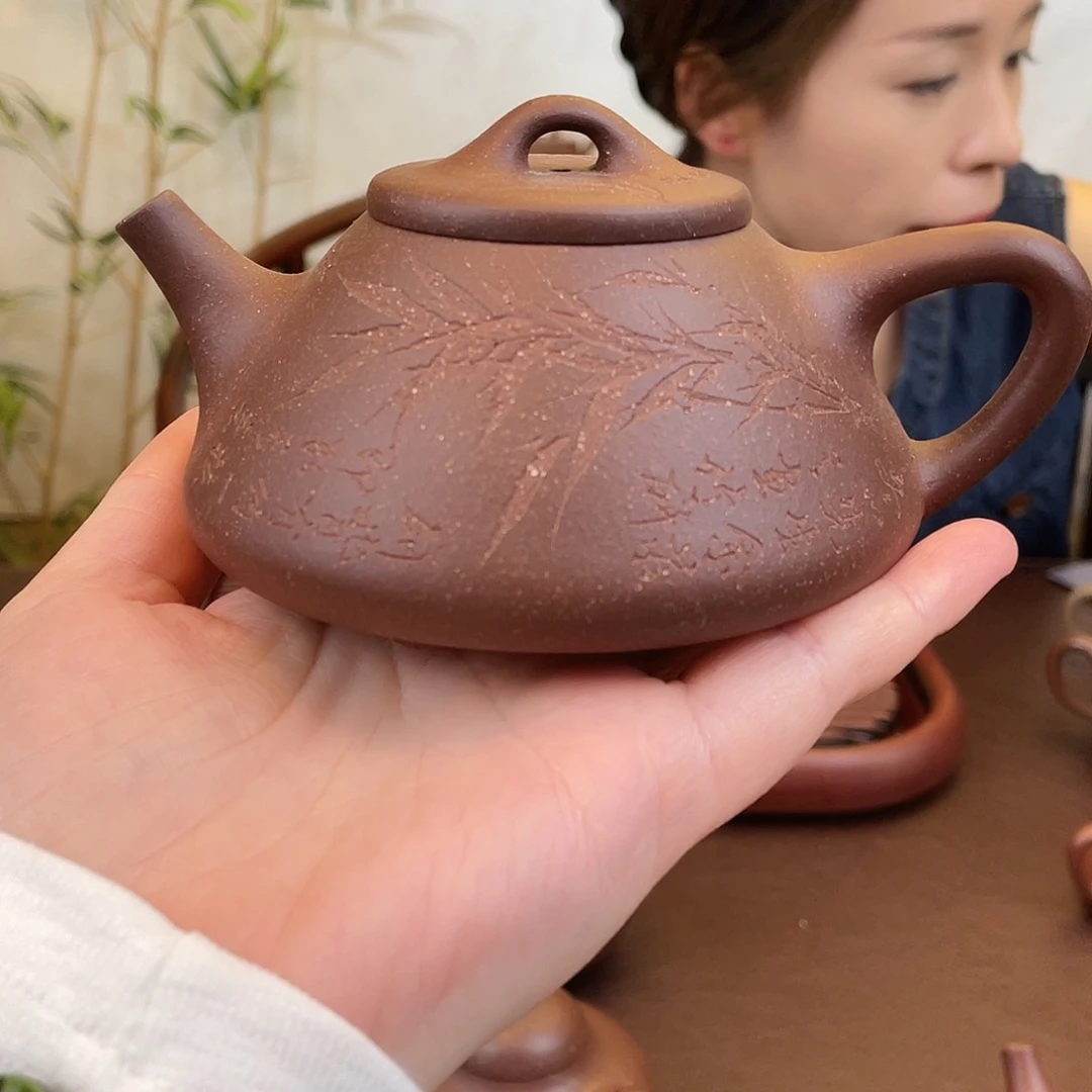 茶壶紫砂荆溪子冶底独孔230cc