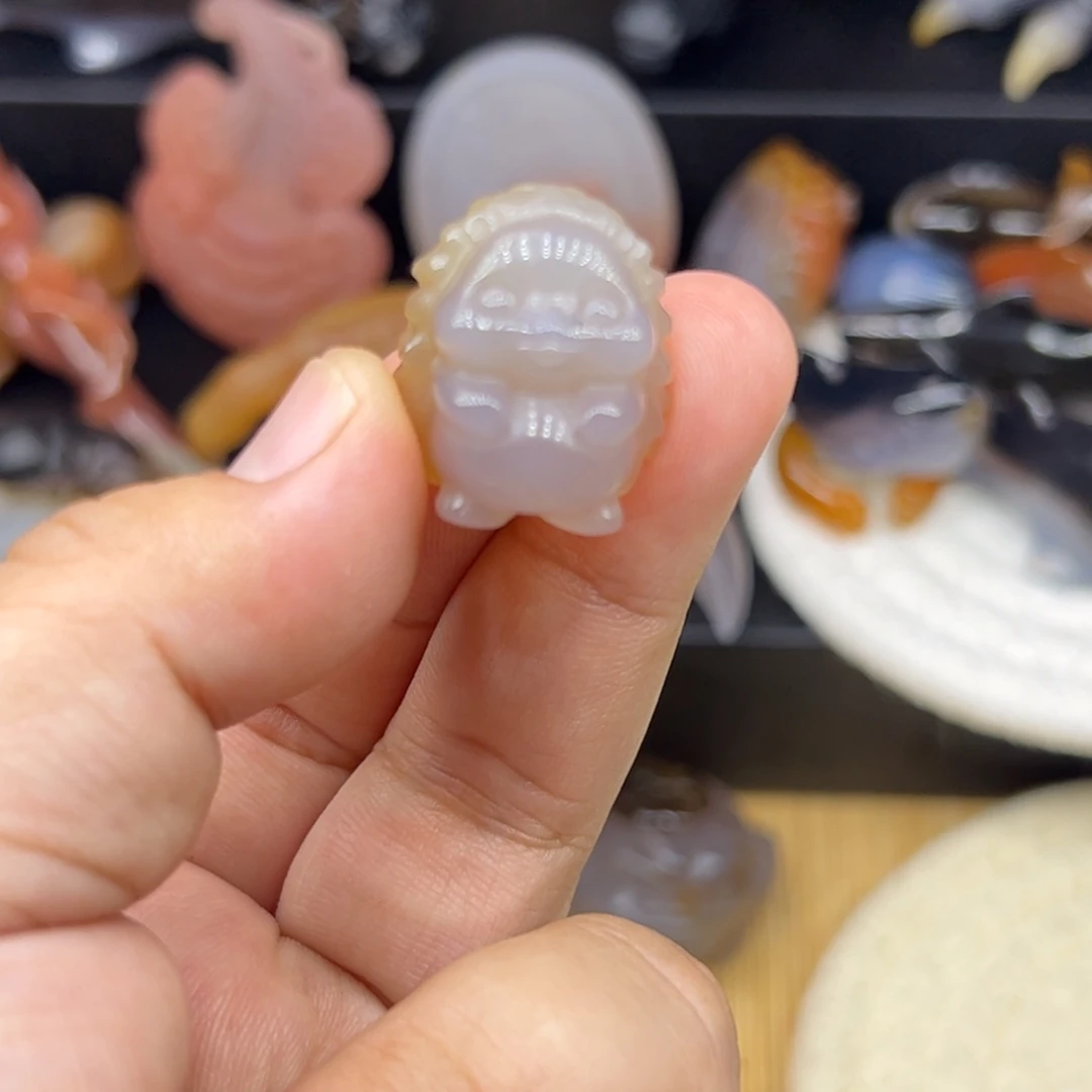 玛瑙/玉髓未镶嵌手玩/摆件/挂件