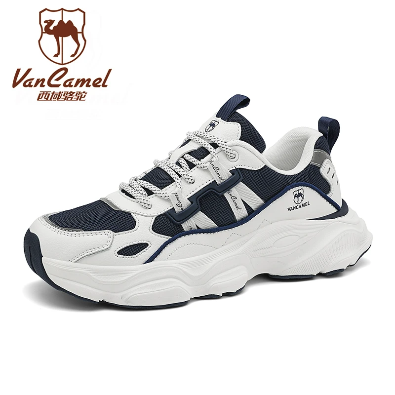 木森推荐/西域骆驼耐磨公路系带支撑跑步鞋休闲百搭四季鞋子001