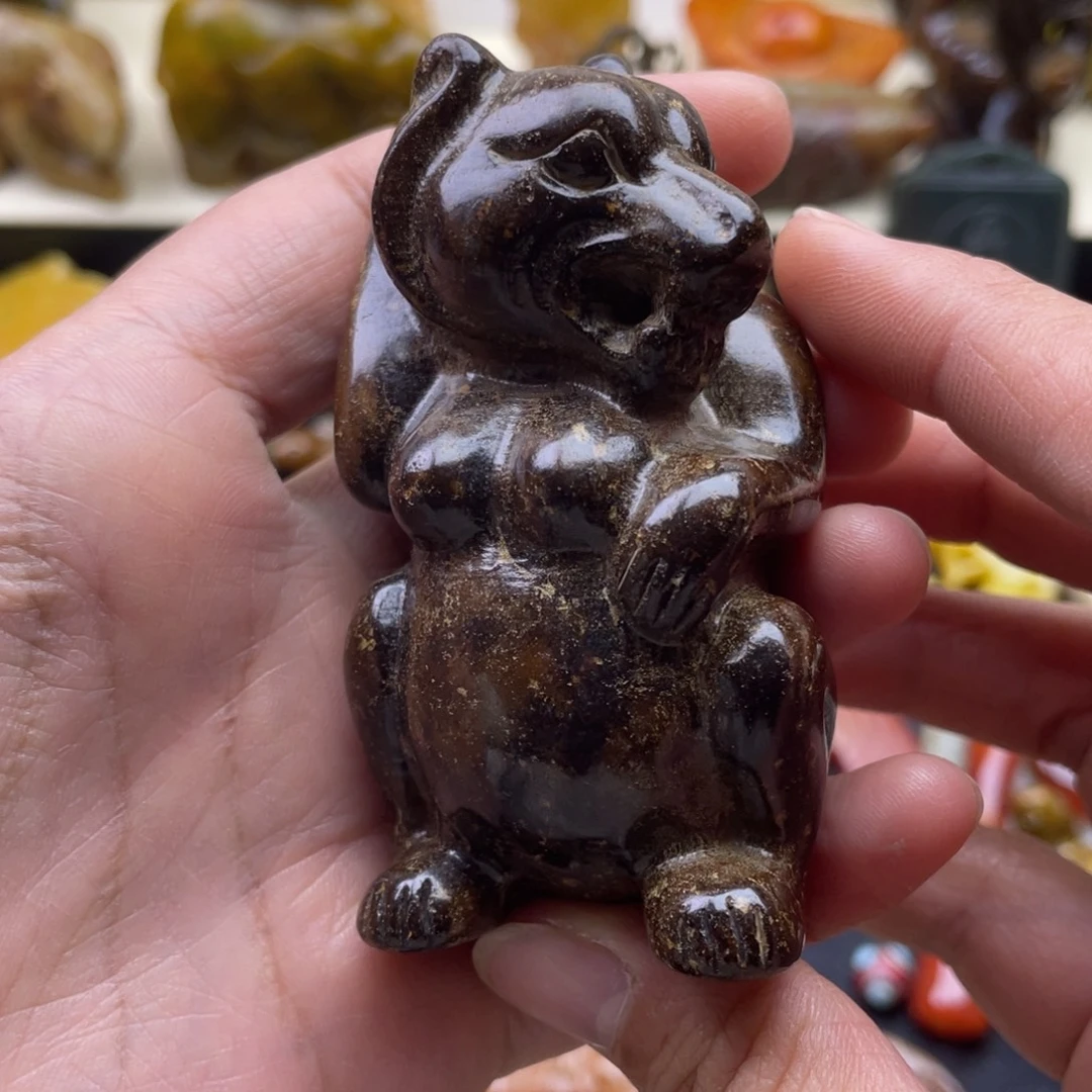 未镶嵌蛇纹石玉颈饰62