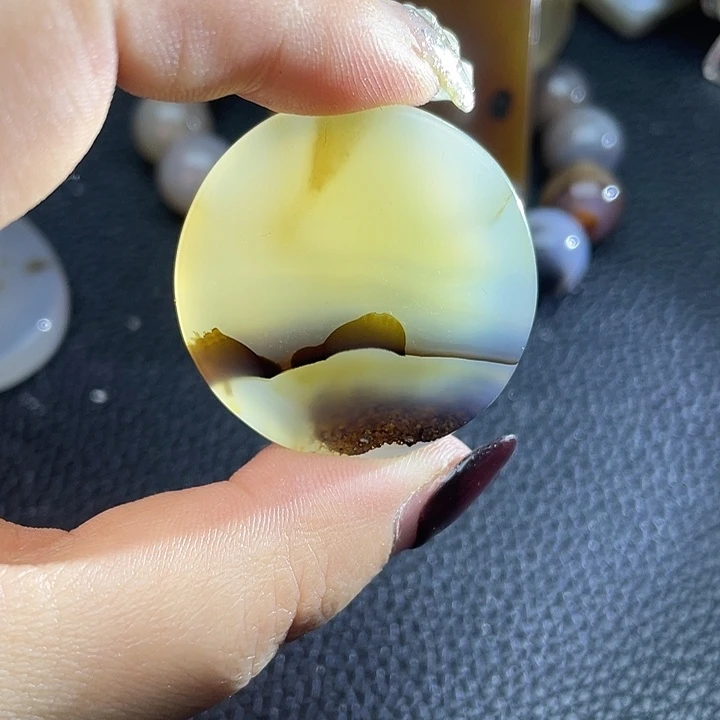 醉***笑玛瑙/玉髓未镶嵌颈饰