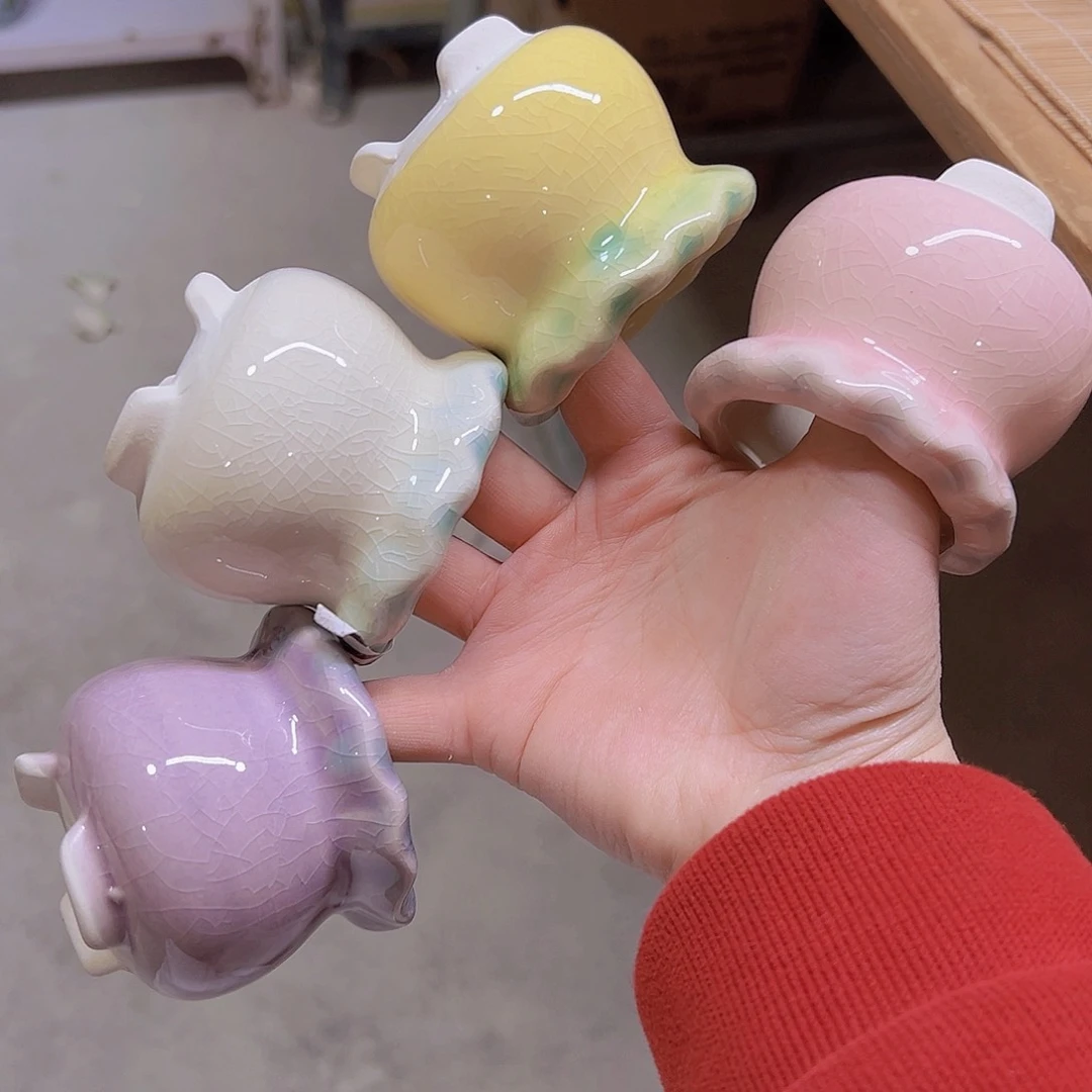 红陶陶瓷花盆当场满12包邮