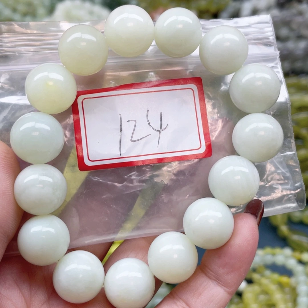 未镶嵌蛇纹石玉手串