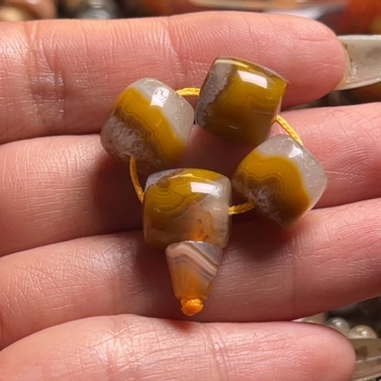 玛瑙/玉髓未镶嵌三通