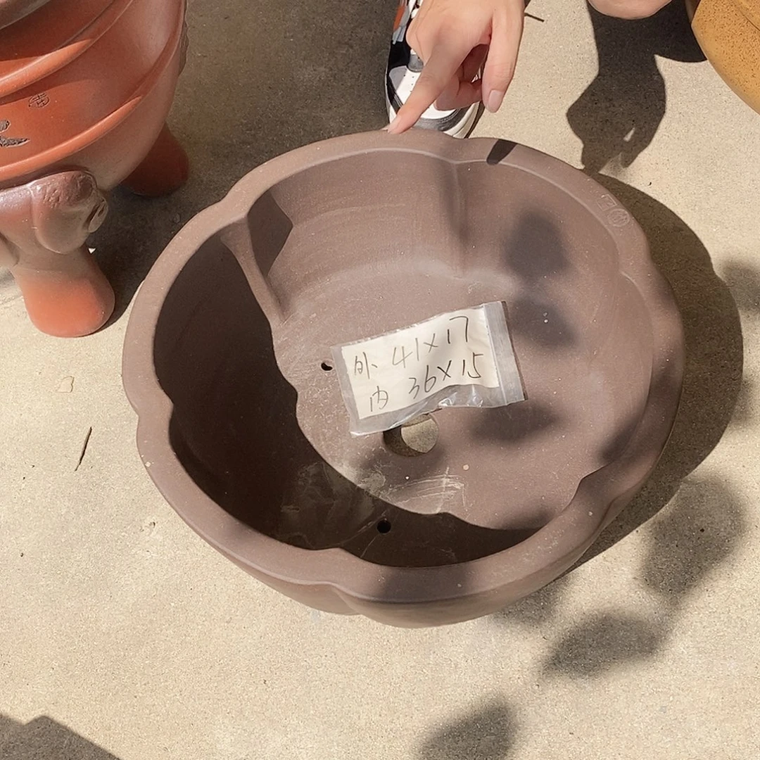 紫砂花盆紫砂花盆