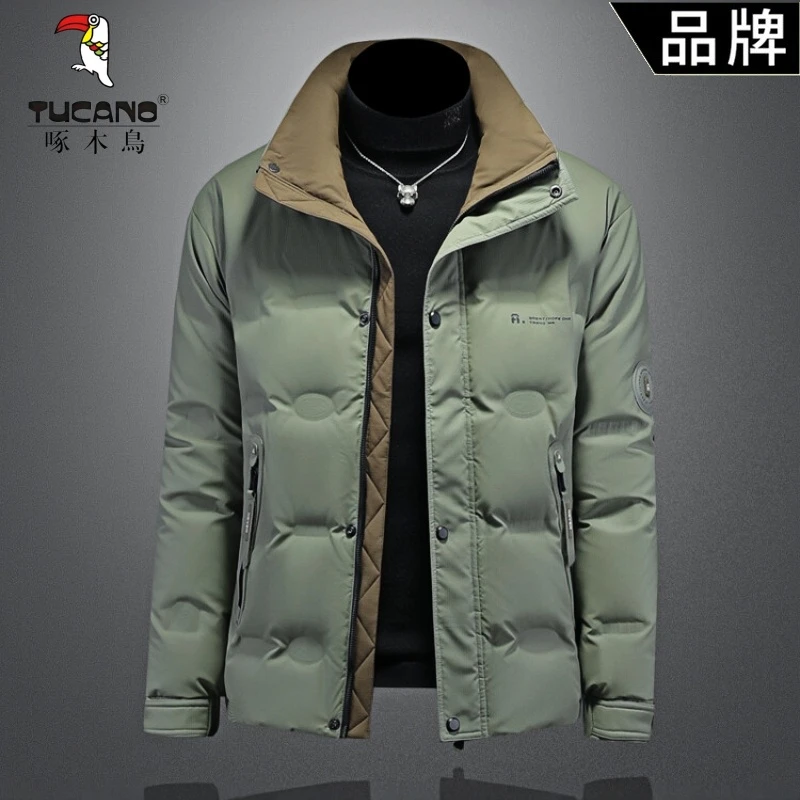 TUCANO/啄木鳥冬季新款棉服高级男士外套立领保暖外套休闲时尚帅