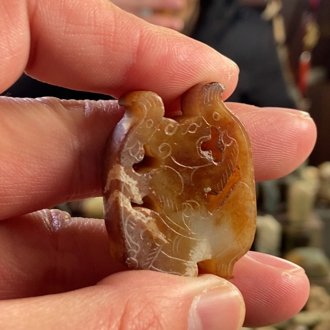 和田玉挂件未镶嵌牧*人