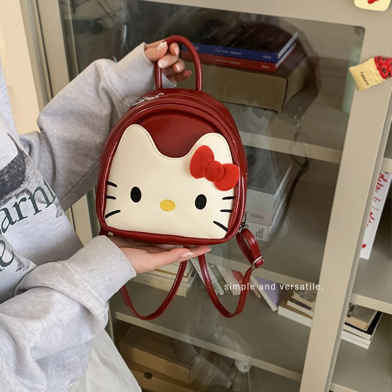 韩系可爱双肩包包女款爆款2025新款出游时尚小背包百搭休闲小包