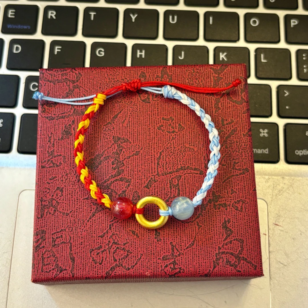 【果盟】衍生周边混天珠藕饼手绳冰火相容手绳饰品