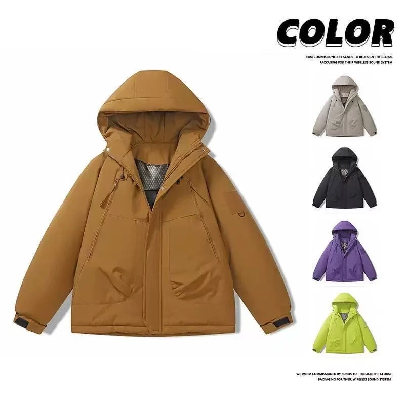 【玫瑰故事棉衣版】男女同款升级石墨烯加厚保暖连帽情侣棉衣890