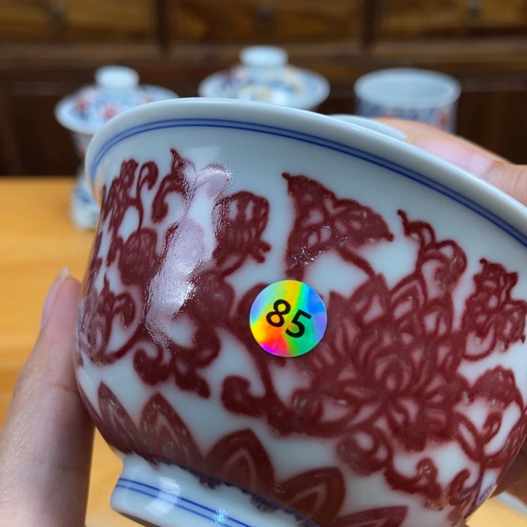 手绘现代茶具非古董