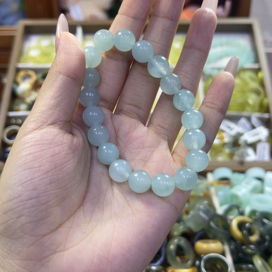 蛇纹石玉未镶嵌手镯瑕疵35