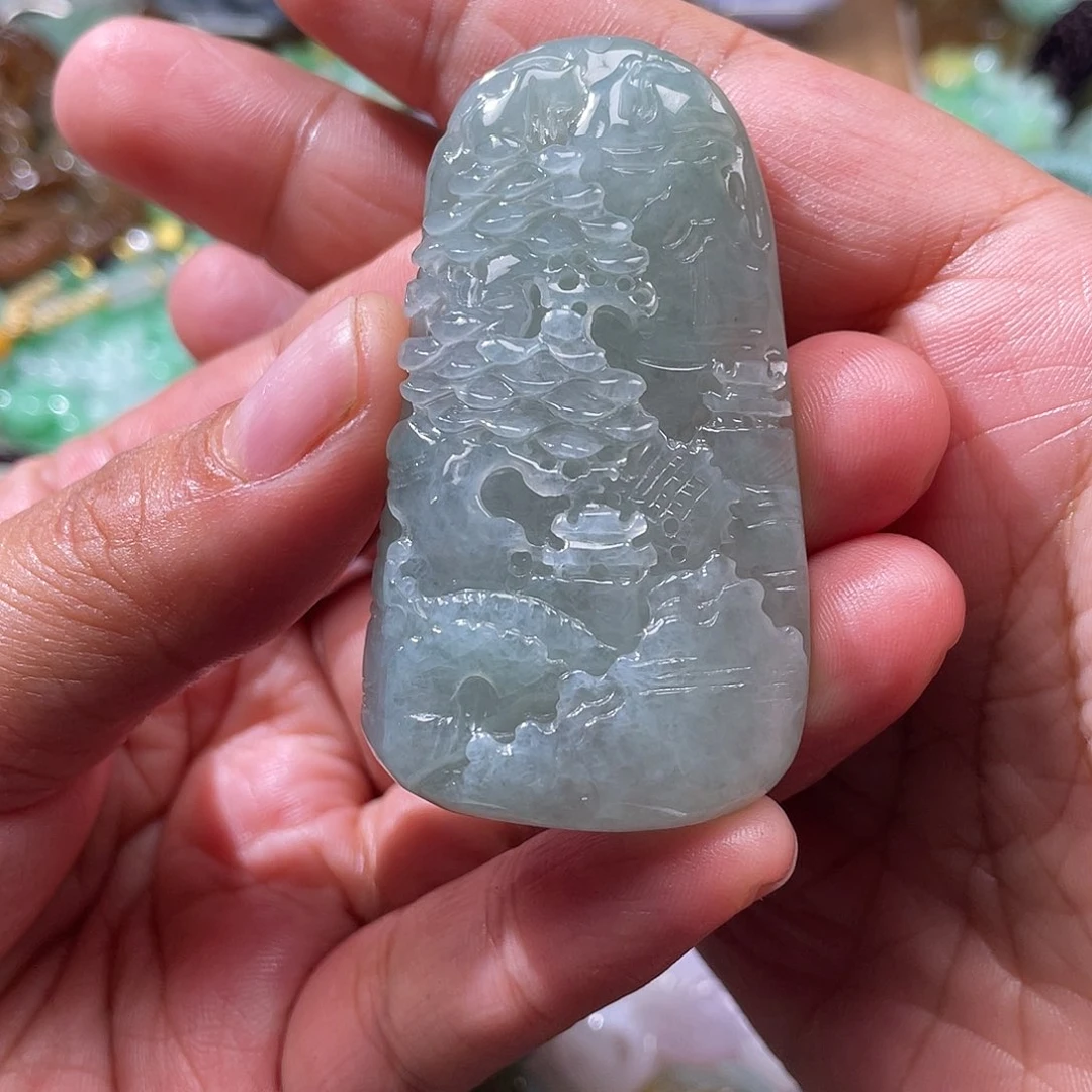 颈饰未镶嵌翡翠翡玉缘翡翠