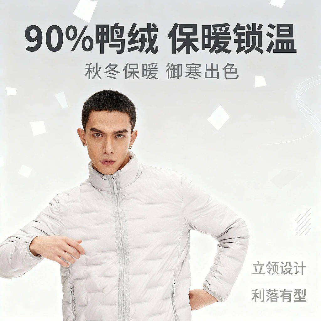 【呼家楼】服装系列-压胶羽绒服新款保暖（现货+预售商品10天发货）