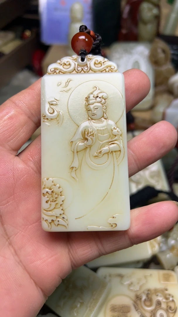 和田玉白玉玉挂件