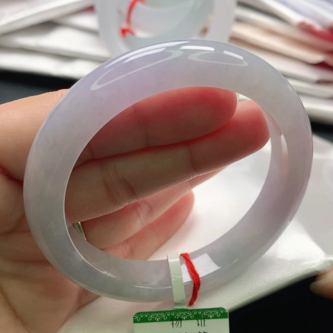 翡翠未镶嵌手镯缅甸54.55