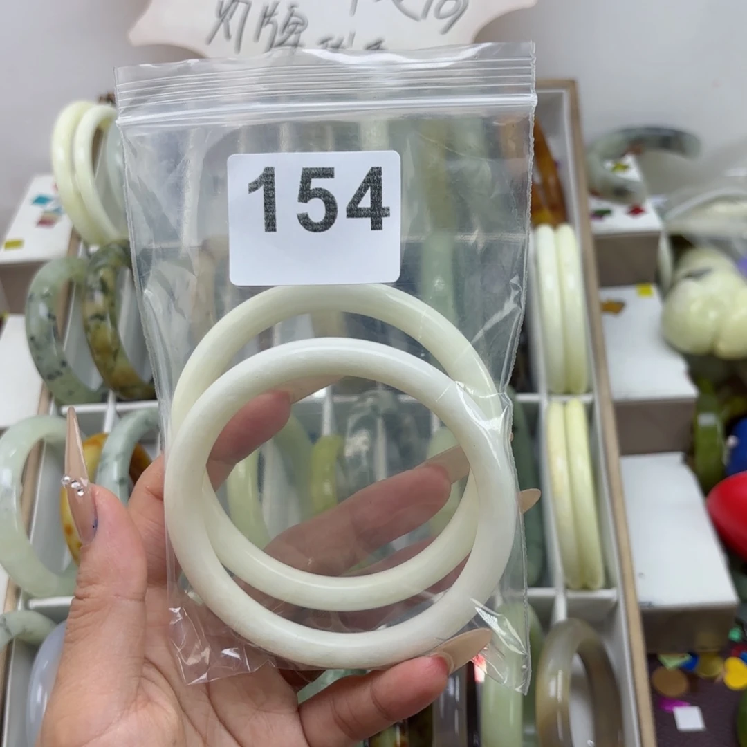 蛇纹石玉未镶嵌手镯心*.