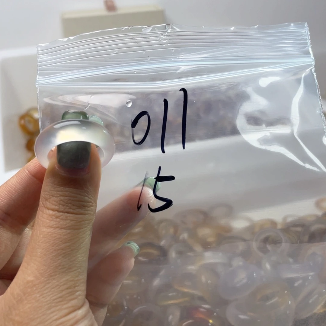 玛瑙/玉髓戒指合金011