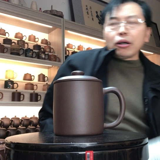 茶杯紫泥老料杯容量550