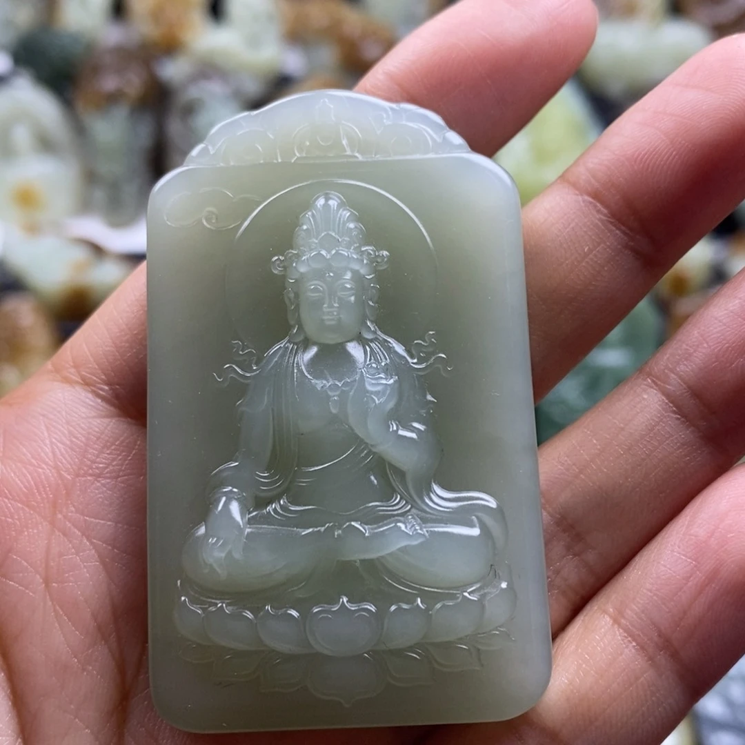 吊坠(不含链)未镶嵌和田玉（糖玉）
