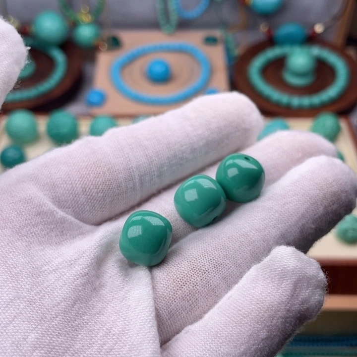 精品深绿老型一颗卡12mm