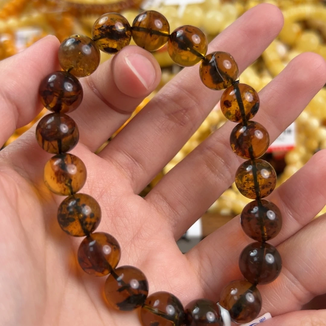 琥珀未镶嵌珠宝奇石