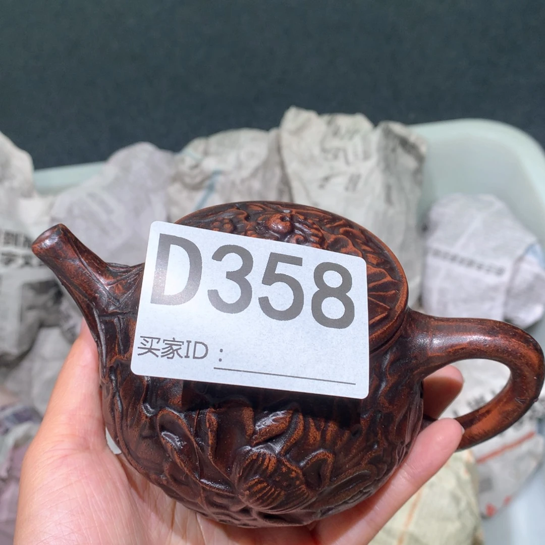 茶壶粗砂紫砂茶壶358