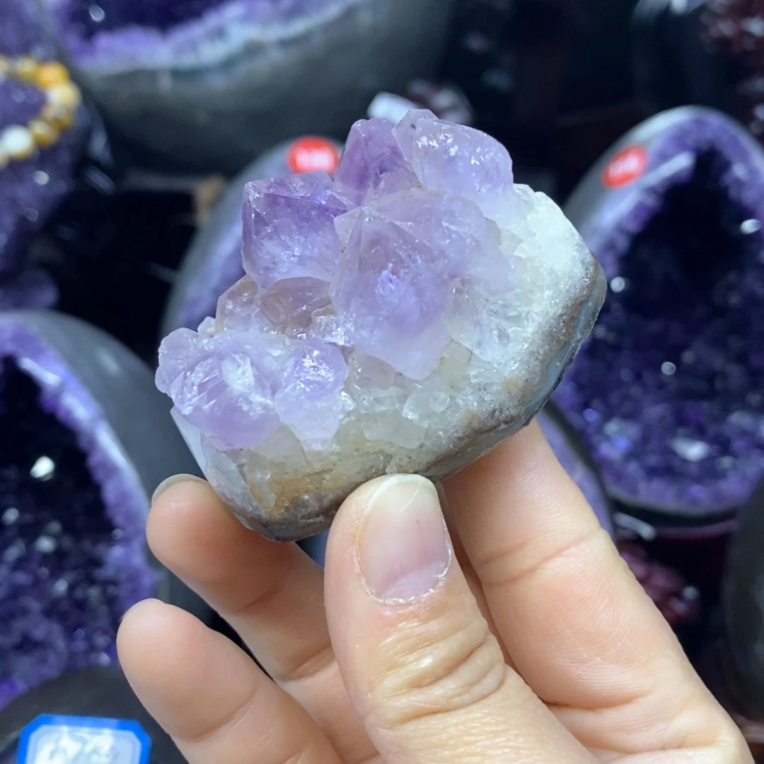 紫晶摆件未镶嵌莹