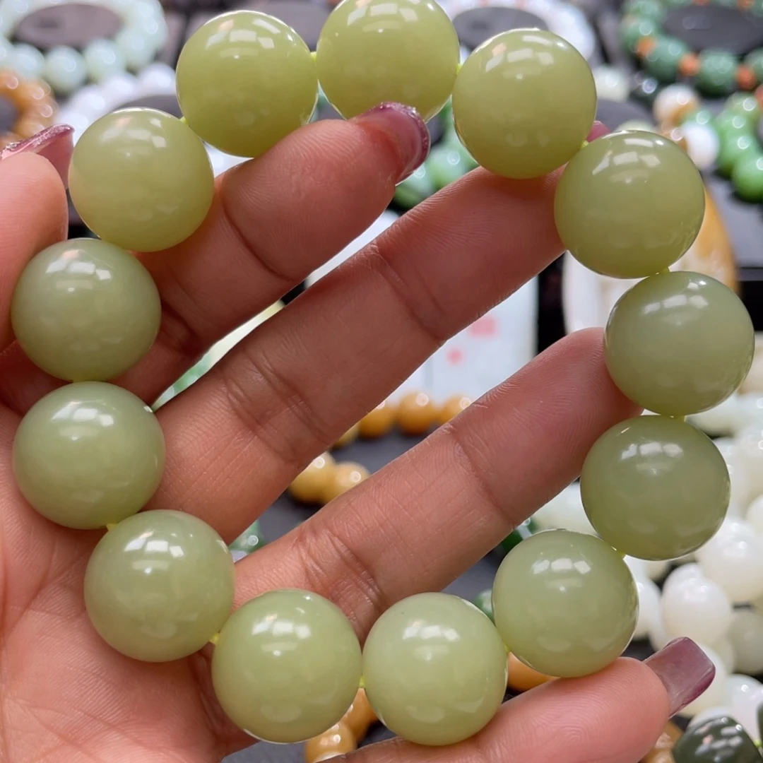 和田玉手串未镶嵌