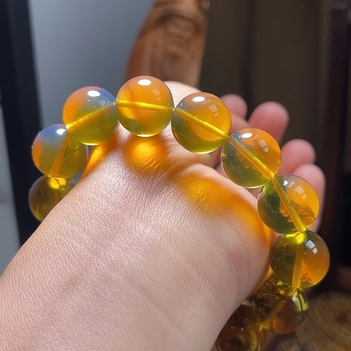 手串琥珀未镶嵌福利尺寸15+