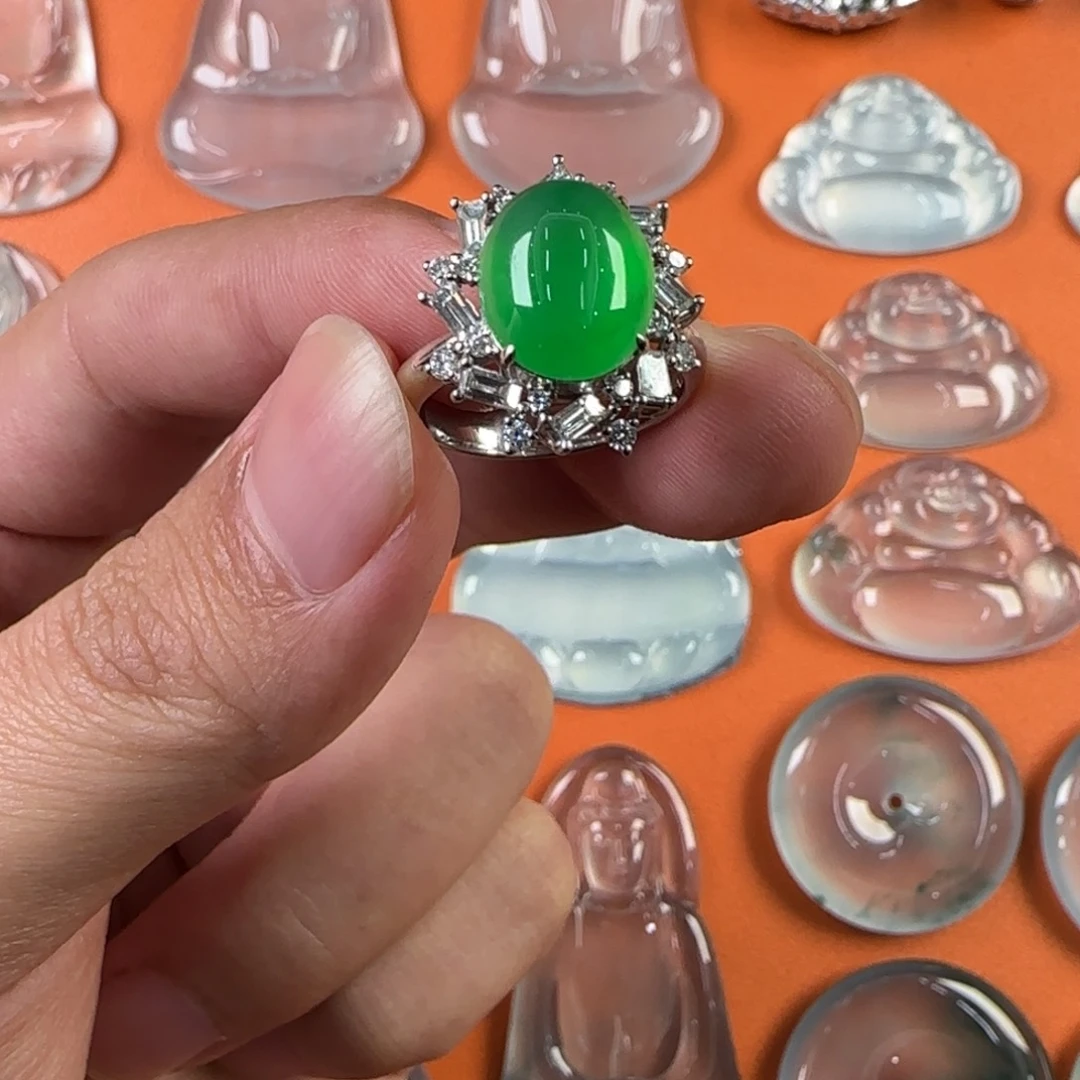 定制翡翠未镶嵌天然