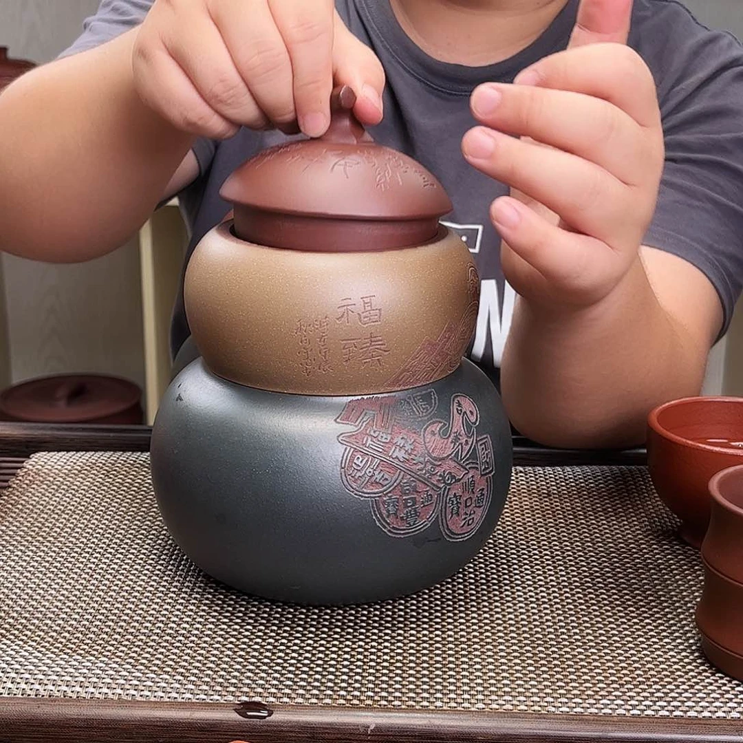 紫砂茶叶罐茶叶罐