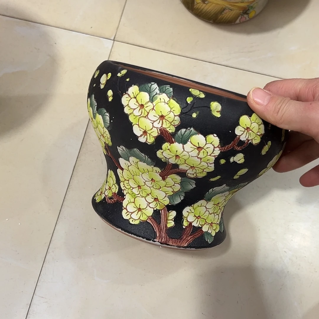 景德镇炫彩手绘口14高12.5