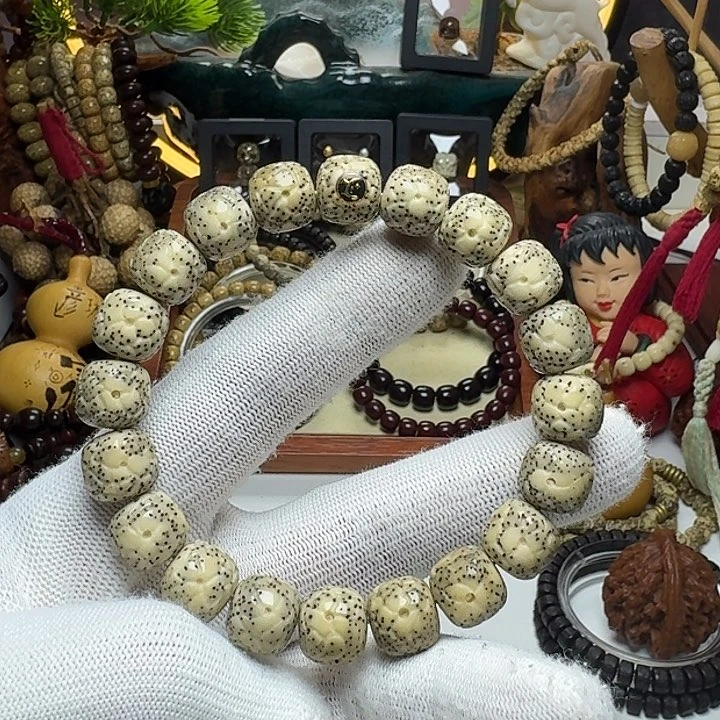 星月菩提手串1号车尺寸12.11石玉标富甲单圈