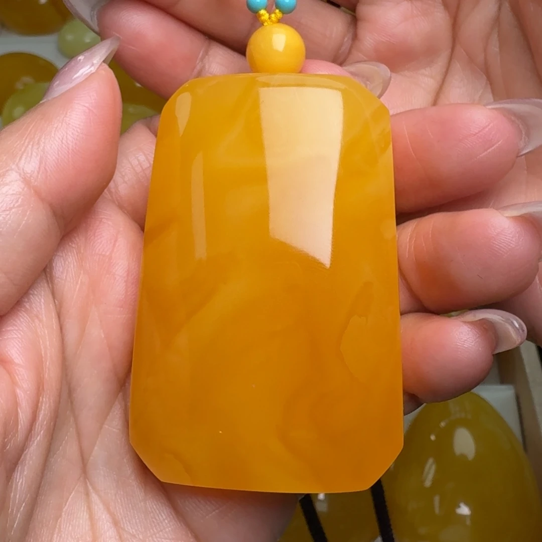 蜜蜡未镶嵌毛衣链无优化无烤色无补胶无覆膜无辐照无煮蜜