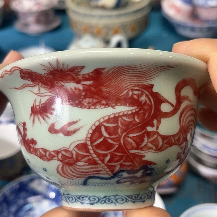 景德镇陶瓷主人杯13344