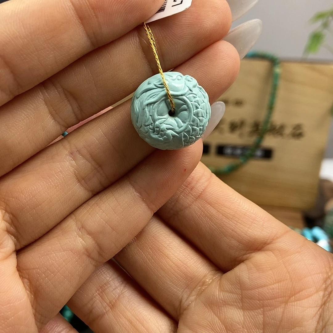 未镶嵌绿松石珠宝奇石