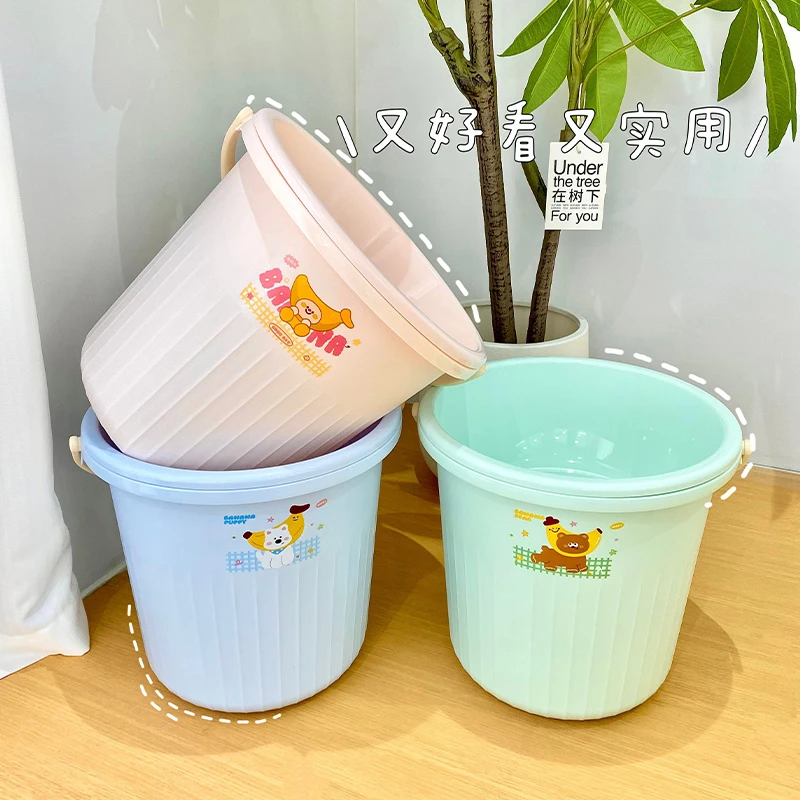 塑料水桶家用特厚储水桶手提耐摔学生宿舍洗漱专用洗衣桶脸盆套装