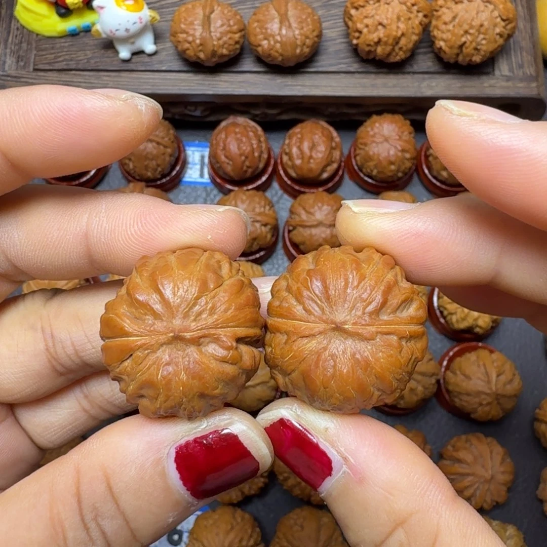 把件文玩核桃27尺矮桩焖尖磨盘005