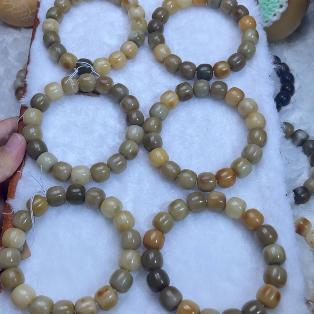 手串菩提根/象牙果微瑕小油花卡13